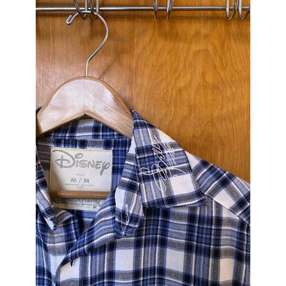 Disney X Cakeworthy Flannel Shirt Belle Beauty And Beast Tale Old As Time Sz M - Picture 3 of 7